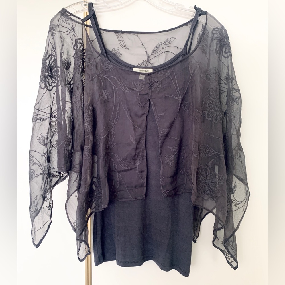 Anthropologie sheer top